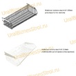 Торговый стеллаж с корзиной 2350*500*600 - uralbiznesstroi.ru – Пермь