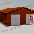 Быстровозводимый (Обшитый) склад 12000*25000*8000мм  3 яруса - uralbiznesstroi.ru – Пермь