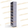  Шкаф сумочный разборный 300х500х1850 (ШхГхВ) 1х секционный 8-ячеечный S-0,7 мм (Дополнительная секция) - uralbiznesstroi.ru – Пермь