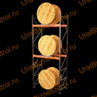 Паллетный стеллаж для катушек 3000*1050*2700 2 яруса 1210 кг на ярус - uralbiznesstroi.ru – Пермь