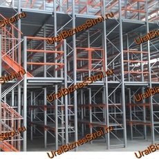 Мезонинный стеллаж 60м*32м 2 этажа 3840 м2 - uralbiznesstroi.ru – Пермь