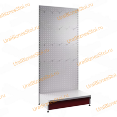 Торговые перфорированные стеллажи с крючками - uralbiznesstroi.ru – Пермь