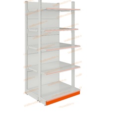 Торговый пристенный стеллаж с передней стойкой 2350*700*900 5 полок - uralbiznesstroi.ru – Пермь