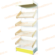 Торговый стеллаж для хлеба 2350*500*1000 5 полок - uralbiznesstroi.ru – Пермь