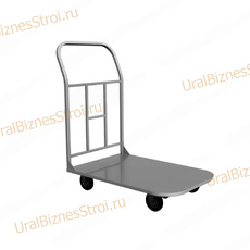 Телега грузовая платформенная ТПР-100 (500*800), г/п - 500 кг, два поворотных колеса - uralbiznesstroi.ru – Пермь