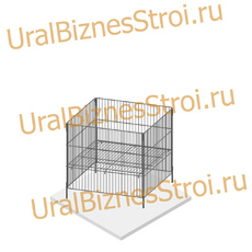 Корзина для распродаж усиленная, с регулируемым донышком 750х750х800 - uralbiznesstroi.ru – Пермь