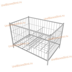 Корзина экспозиционная 1200х600х850(400) - uralbiznesstroi.ru – Пермь