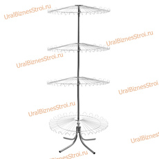 Стойка для обуви «Ромашка», 4 корзины - uralbiznesstroi.ru – Пермь