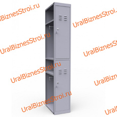 Шкаф гардеробный двухсекционный две двери (Дополнительная секция)  1850*500*400 S-0,6мм - uralbiznesstroi.ru – Пермь