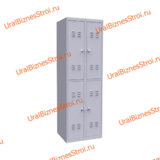 Шкаф гардеробный 4 секционный 4 двери 1850*500*700 S-0,5мм - uralbiznesstroi.ru – Пермь