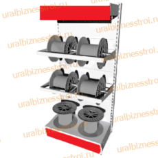 Торговый стеллаж для кабеля 1950*500*1000 16 катушек - uralbiznesstroi.ru – Пермь