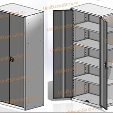 Шкаф архивный 1850*850*400 2-дверный - uralbiznesstroi.ru – Пермь