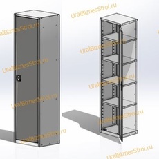 Шкаф архивный 1850*425*400 1-дверный - uralbiznesstroi.ru – Пермь