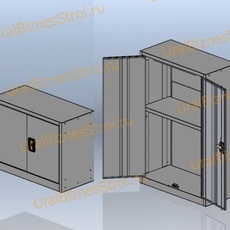 Антресоль для шкафа архивного 925*850*400 2-дверный - uralbiznesstroi.ru – Пермь