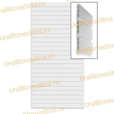 Экономпанель 1200*2400 РР пластик белая (вертикально) - uralbiznesstroi.ru – Пермь