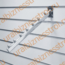 F 111 Наклонный кронштейн с 7 шариками хром L=400мм - uralbiznesstroi.ru – Пермь