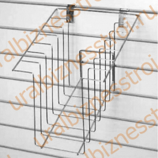 F 120/8 Держатель для рубашек 28,8*42,6*23,6 хром - uralbiznesstroi.ru – Пермь