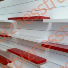 Полка ЛДСП/1200*200/(красная) - uralbiznesstroi.ru – Пермь