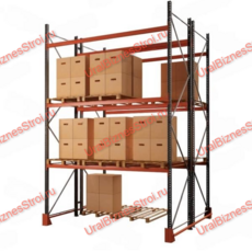 Паллетный стеллаж 5000*1050*2700 3 яруса 1210 кг на ярус - uralbiznesstroi.ru – Пермь