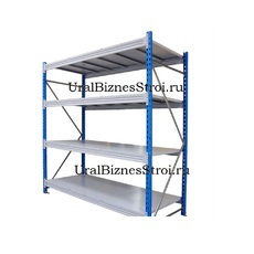 Грузовой стеллаж 2490*600*1500 4 яруса навесных с настилом (оцинк.) наруж. - uralbiznesstroi.ru – Пермь