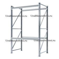 Грузовой стеллаж 2040*800*1750 2 яруса навесных без настила - uralbiznesstroi.ru – Пермь