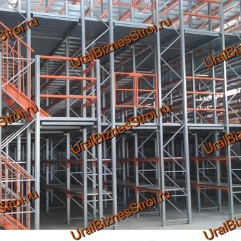 Мезонинный стеллаж 60м*32м 2 этажа 3840 м2 - uralbiznesstroi.ru – Пермь