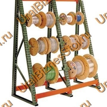 Стеллаж для кабельных барабанов 2000*2000*1050 мм на 6 барабанов - uralbiznesstroi.ru – Пермь