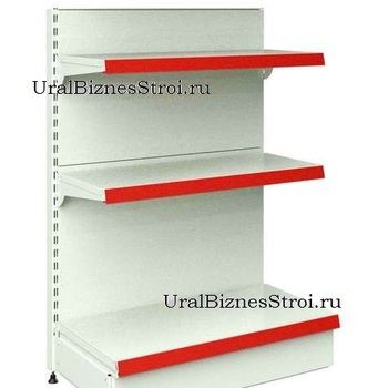 Торговый пристенный стеллаж 1450*300*600 3 полки - uralbiznesstroi.ru – Пермь