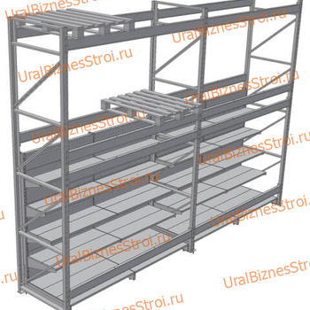 Стеллаж Cash & Carry 4000*4400*1050 - uralbiznesstroi.ru – Пермь