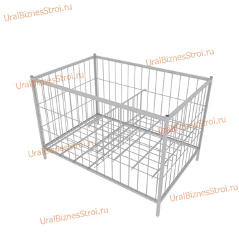 Корзина экспозиционная 1200х800х850(400) - uralbiznesstroi.ru – Пермь