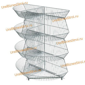 Горка из корзин полукруглая (КОШ) 3+1 облегченная - uralbiznesstroi.ru – Пермь