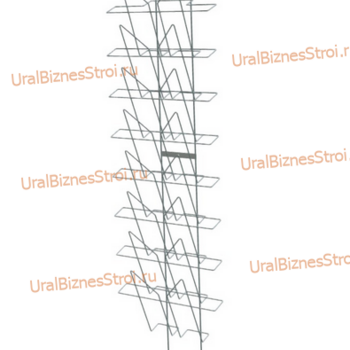 Полоса для газет настенная, 8 ячеек,  формат А3 - uralbiznesstroi.ru – Пермь