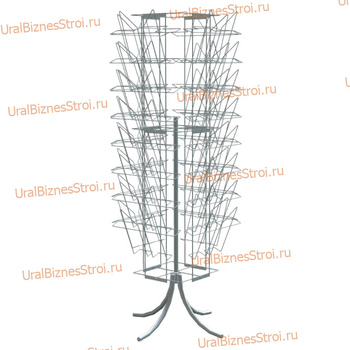 Стойка для газет 4-х сторонняя, 32 ячейки, формат А3 - uralbiznesstroi.ru – Пермь