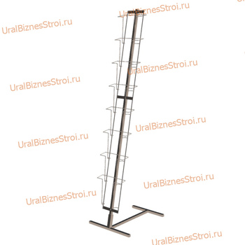 Стойка для прайс-листов одинарная, 8 ячеек, формат А4  - uralbiznesstroi.ru – Пермь