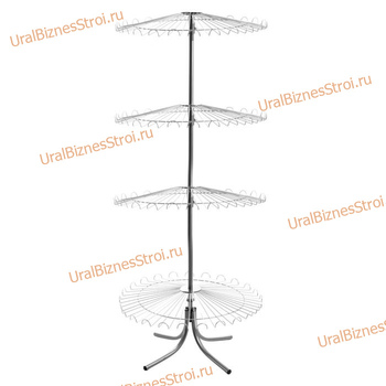 Стойка для обуви «Ромашка», 4 корзины - uralbiznesstroi.ru – Пермь
