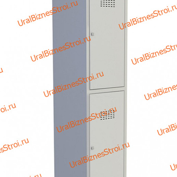 Шкаф гардеробный двухсекционный две двери (Основная секция)  1850*500*300 S-0,8мм - uralbiznesstroi.ru – Пермь