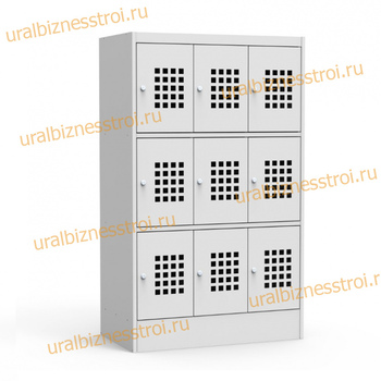  Шкаф сумочный разборный 900х500х1400 (ШхГхВ) 8-ячеечный (стол-тумба из нержавайки) S-0,5 мм - uralbiznesstroi.ru – Пермь