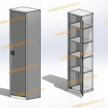 Шкаф архивный 1850*425*400 1-дверный - uralbiznesstroi.ru – Пермь