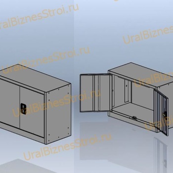 Антресоль для шкафа архивного 460*850*400 2-дверный - uralbiznesstroi.ru – Пермь