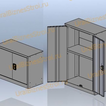 Антресоль для шкафа архивного 925*1000*400 2-дверный - uralbiznesstroi.ru – Пермь