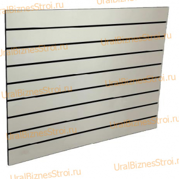 Экономпанель 1200*2400 (NS черн. МДФ) белая (Вертикально) - uralbiznesstroi.ru – Пермь