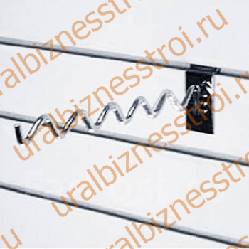 F 107 Кронштейн- змейка, 300 мм., хром - uralbiznesstroi.ru – Пермь