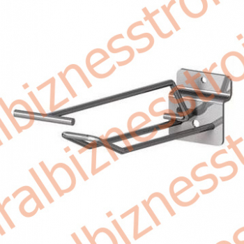 F326-250 Еврокрючок с ценник-лем,250мм,хром - uralbiznesstroi.ru – Пермь