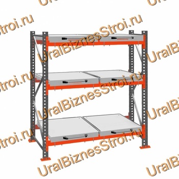 Стеллаж с выкатными платформами  2500*1800*1050 3 яруса 6 платформ - uralbiznesstroi.ru – Пермь